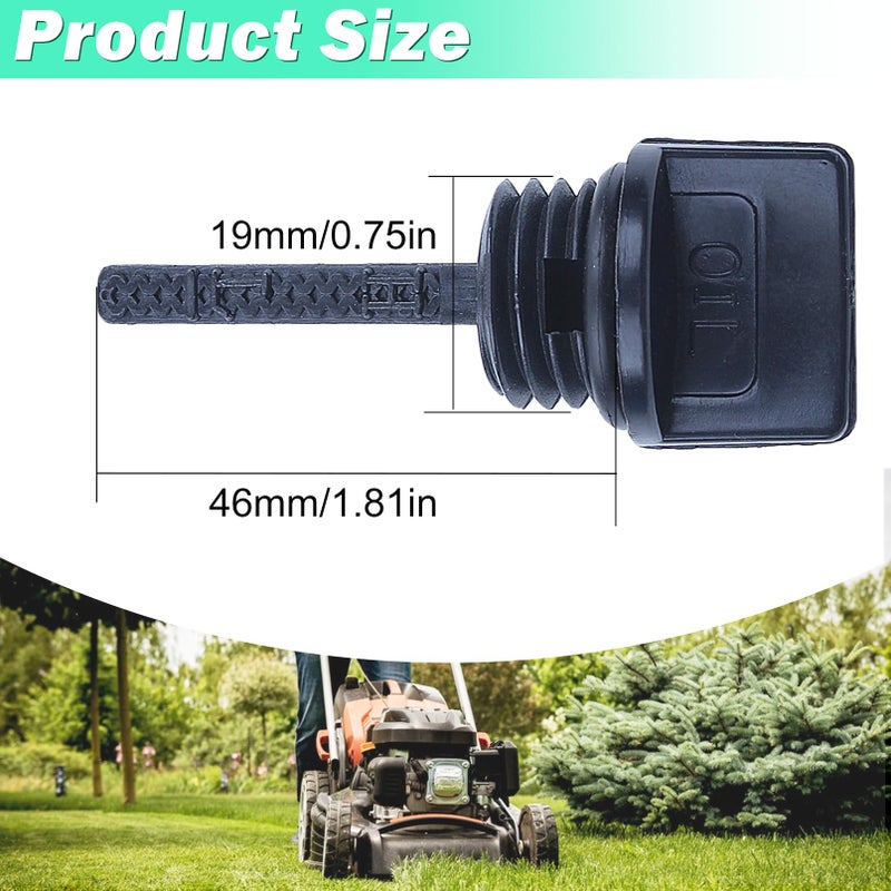 Adefol 3 Pack Oil Filler Dipstick for Honda GX160 GX200 GX120 GX140 GX110 Engine Generator Lawnmower 15600-ZE1-003, ADEFOL Oil Filler Cap Compatible with Stens 125-692 - Image 3